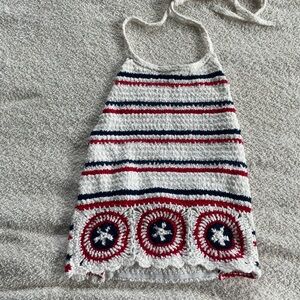 Crop top open back